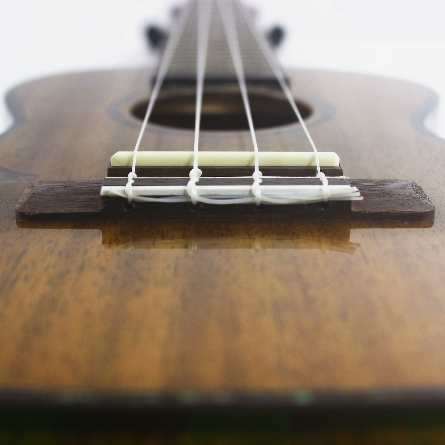 Kalena Solid Mahogany Top Tenor Ukulele Hawaiian Islands Abalone Inlay Complete Set