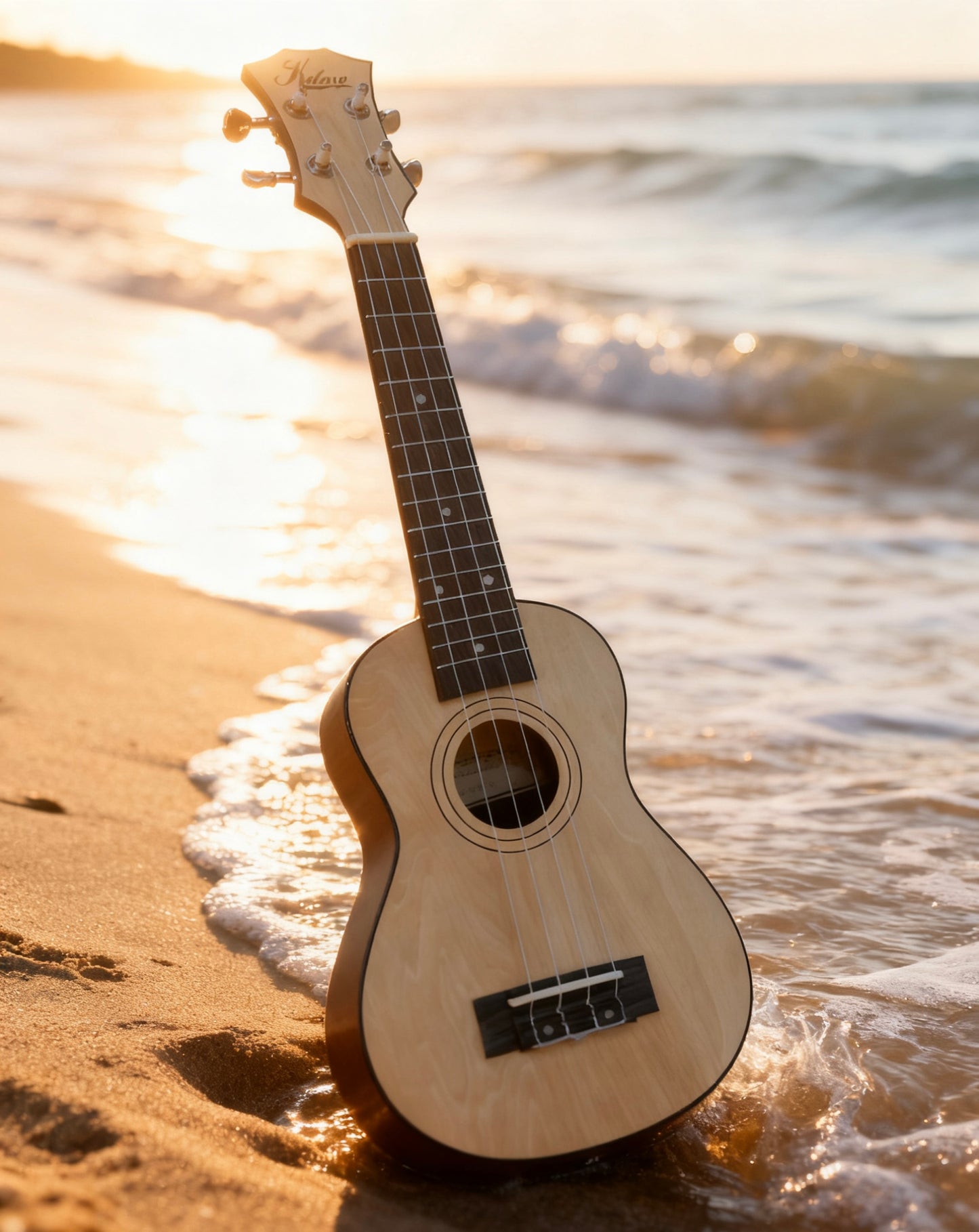 Kalena Basswood Top Soprano Traditional Ukulele