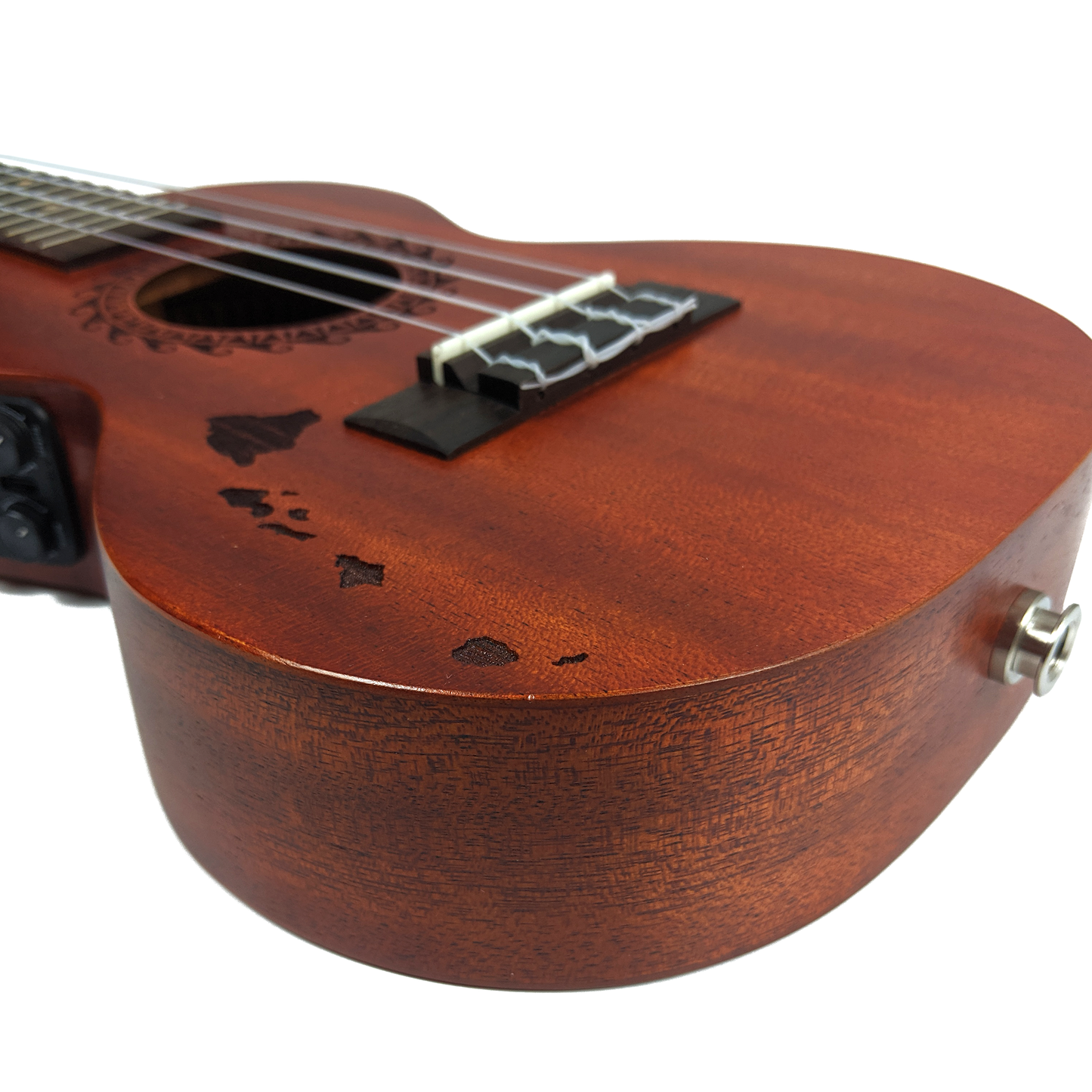 Kalena Hawaiian Islands Edition Tenor FX Ukulele Thinline