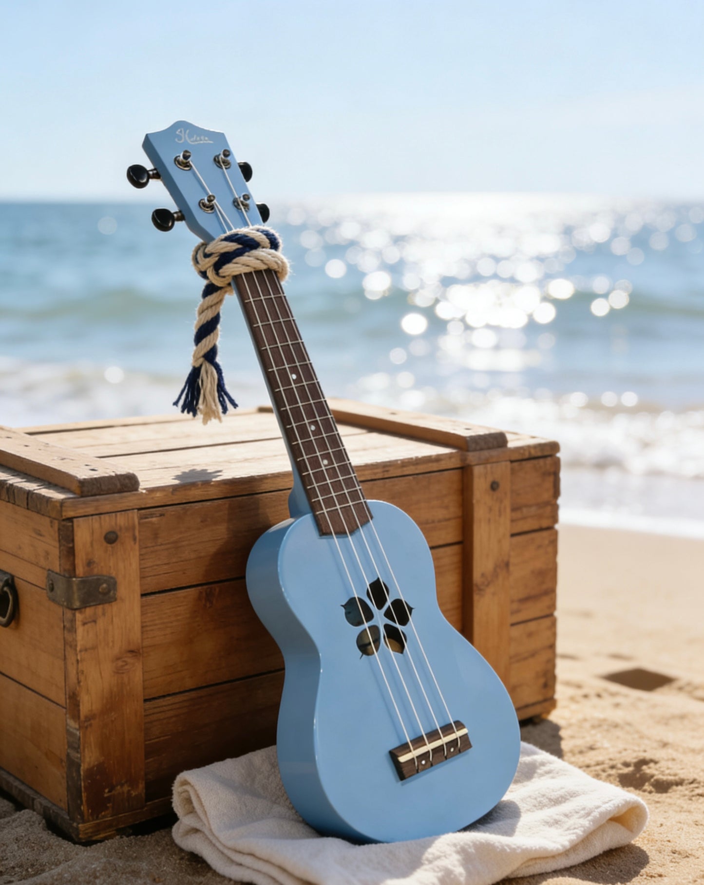 Kalena Basswood Top Plumeria Edition Soprano Ukulele (clearance)