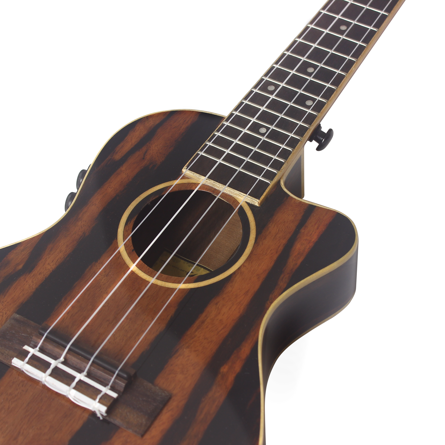 Kalena Thinline Java Ebony Tenor FX Ukulele