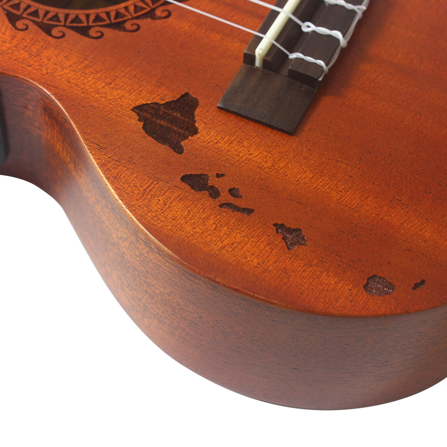 Kalena Hawaiian Islands Edition Tenor FX Ukulele Thinline