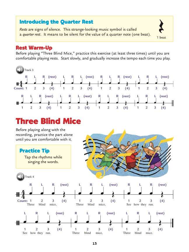 Alfred's Kid's Drum Course 1 The Easiest Drum Method Ever! - Kalena