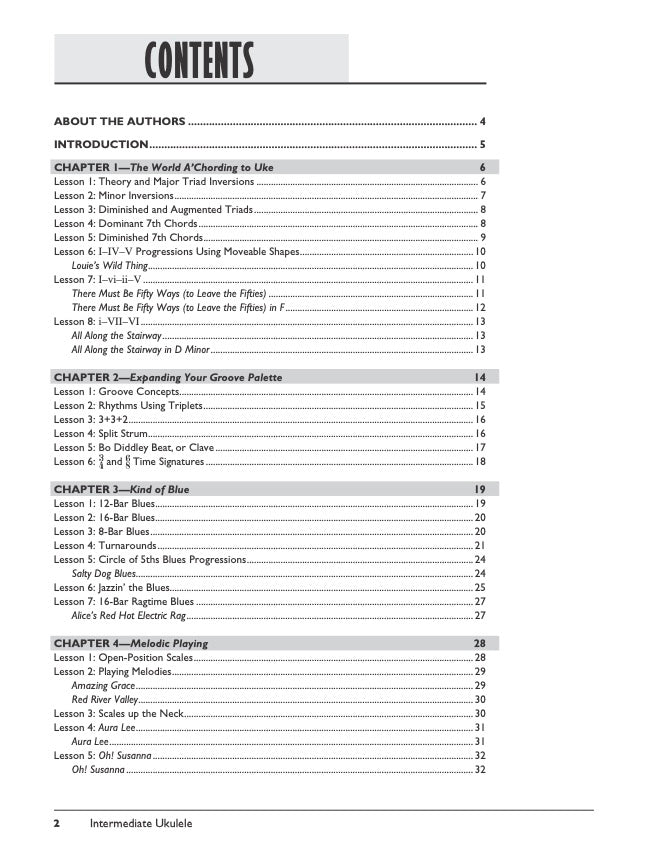 The Complete Ukulele Method: Intermediate Ukulele