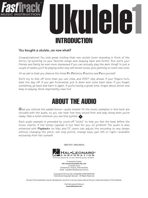 FastTrack Ukulele Method – Book 1 - Kalena