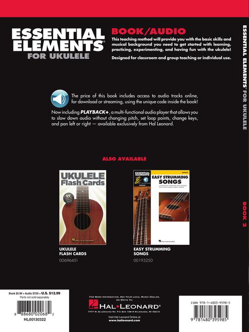 Essential Elements Ukulele Method – Book 2 - Kalena