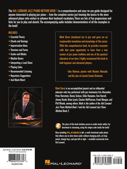 Hal Leonard Jazz Piano Method Book 1