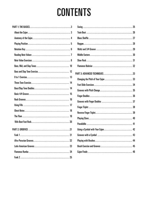 Hal Leonard Cajon Method