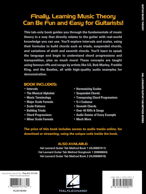 Hal Leonard Guitar Music Theory Hal Leonard Guitar Tab Method