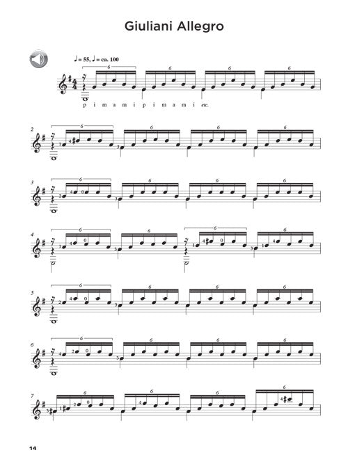 The Classical Guitar Compendium – Classical Masterpieces Arranged for Solo Guitar Standard Notation Edition (No Tablature)