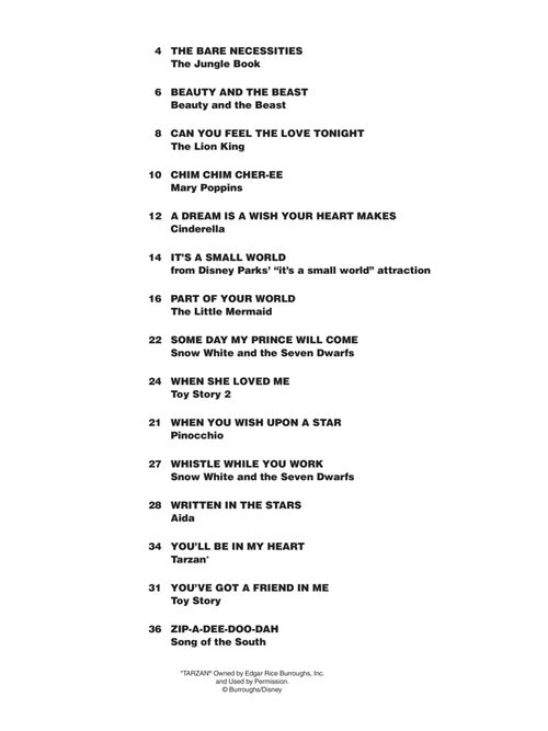 Disney Songs – Beginning Solo Guitar 15 Songs Arranged for Beginning Chord Melody Style in Standard Notation and Tablature - Kalena
