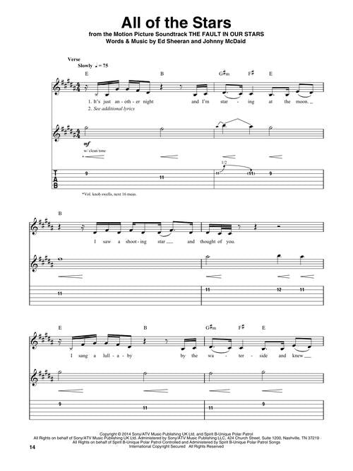 Ed Sheeran Deluxe Guitar Play-Along Volume 9 - Kalena