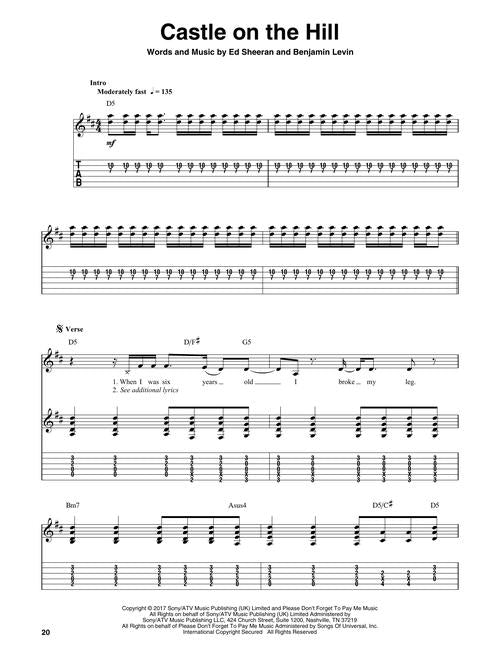 Ed Sheeran Deluxe Guitar Play-Along Volume 9 - Kalena