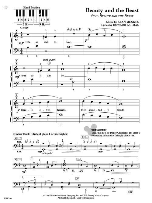 PlayTime® Piano Disney Level 1