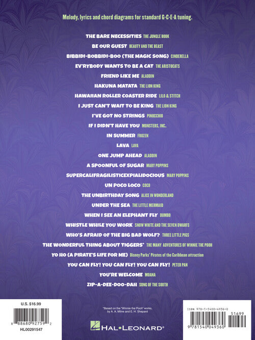 Disney Fun Songs for Ukulele - Kalena