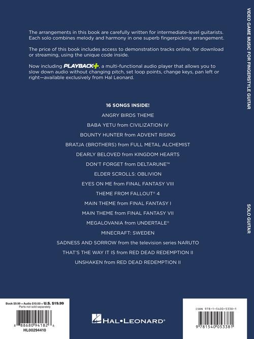 Video Game Music For Fingerstyle Guitar