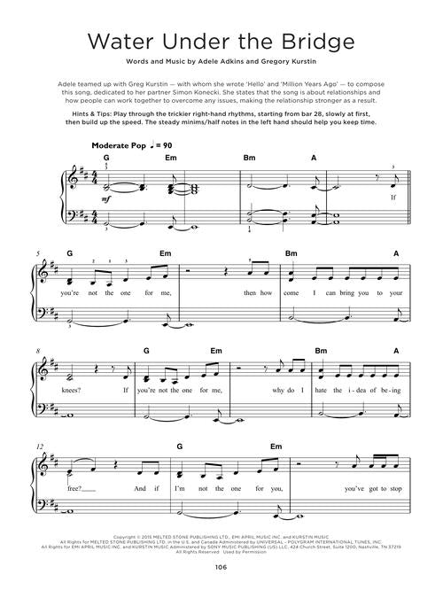 40 Adele Songs – Really Easy Piano - Kalena