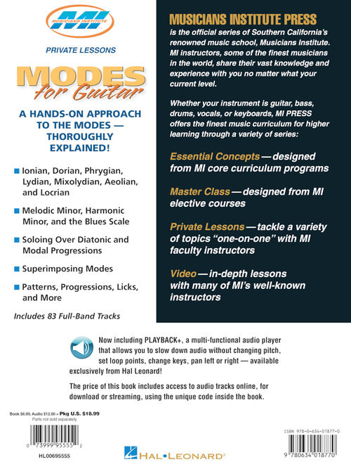 Modes for Guitar Private Lessons Series
