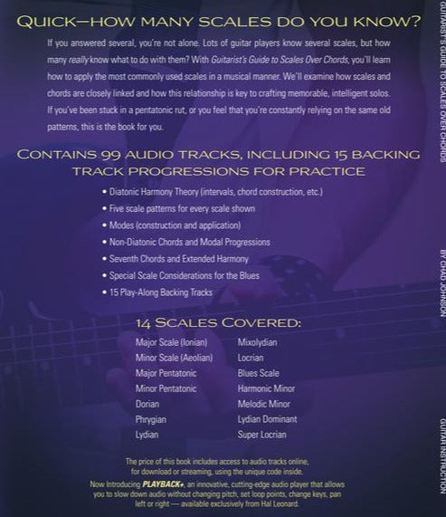 Guitarist's Guide to Scales Over Chords The Foundation of Melodic Soloing