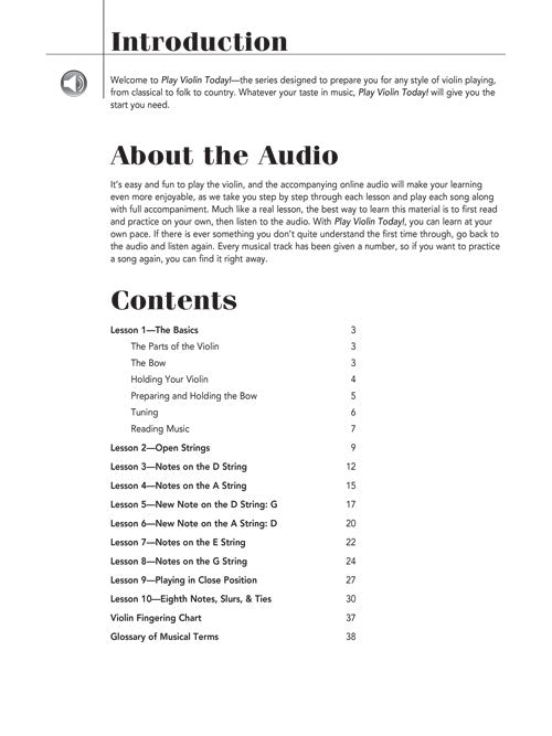 Play Violin Today! A Complete Guide to the Basics Level 1