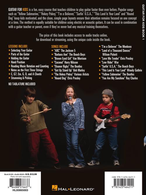Guitar for Kids Hal Leonard Guitar Method