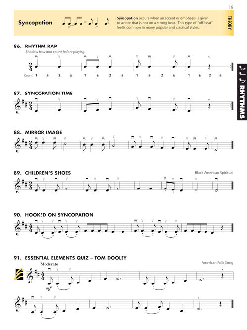 Essential Elements for Strings – Book 2 with EEi Violin - Kalena
