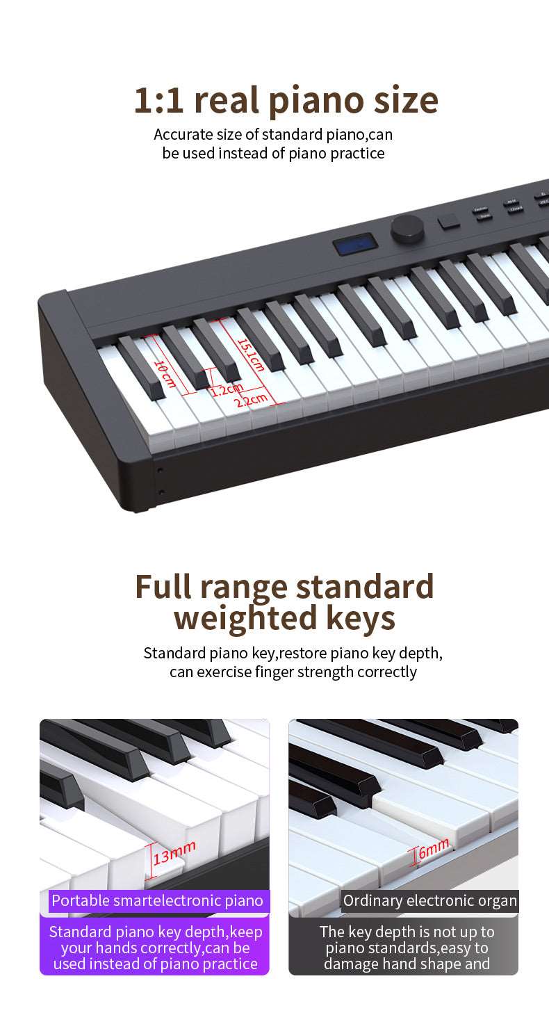 88  Key Weighted Piano Keyboard K-PH88Q - Kalena