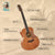Kalena KM34 Mahogany 34 inch Baby Acoustic Guitar Complete Set