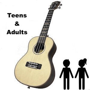 Ukulele Teens & Adults Class / Weekly Booking