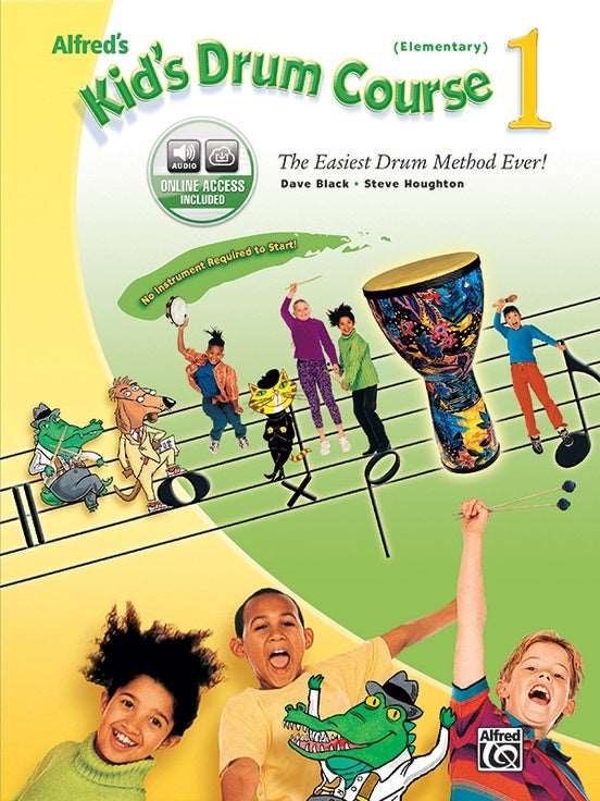 Alfred's Kid's Drum Course 1 The Easiest Drum Method Ever! - Kalena