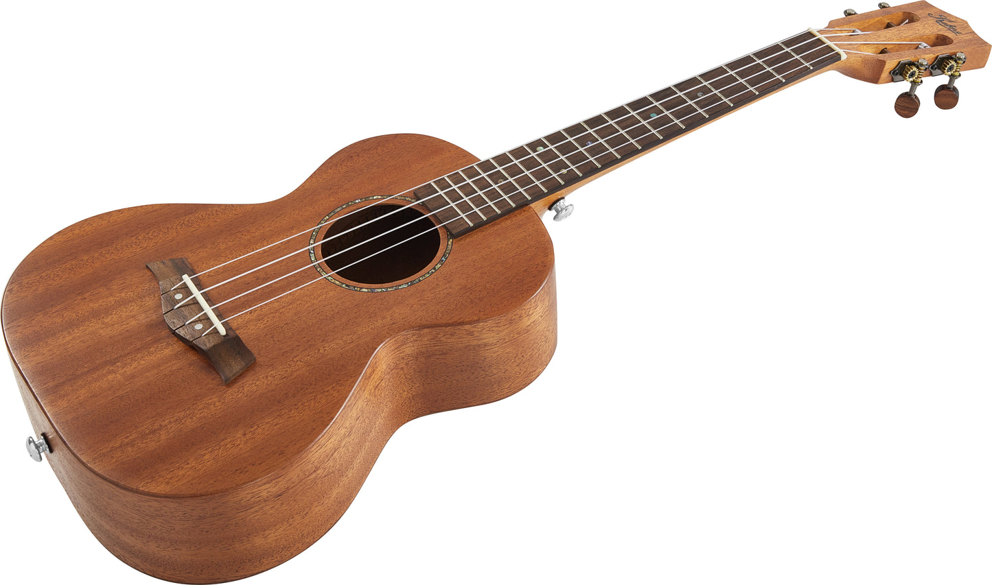Kalena Low G All Solid Mahogany Classical head Tenor Ukulele Complete Set