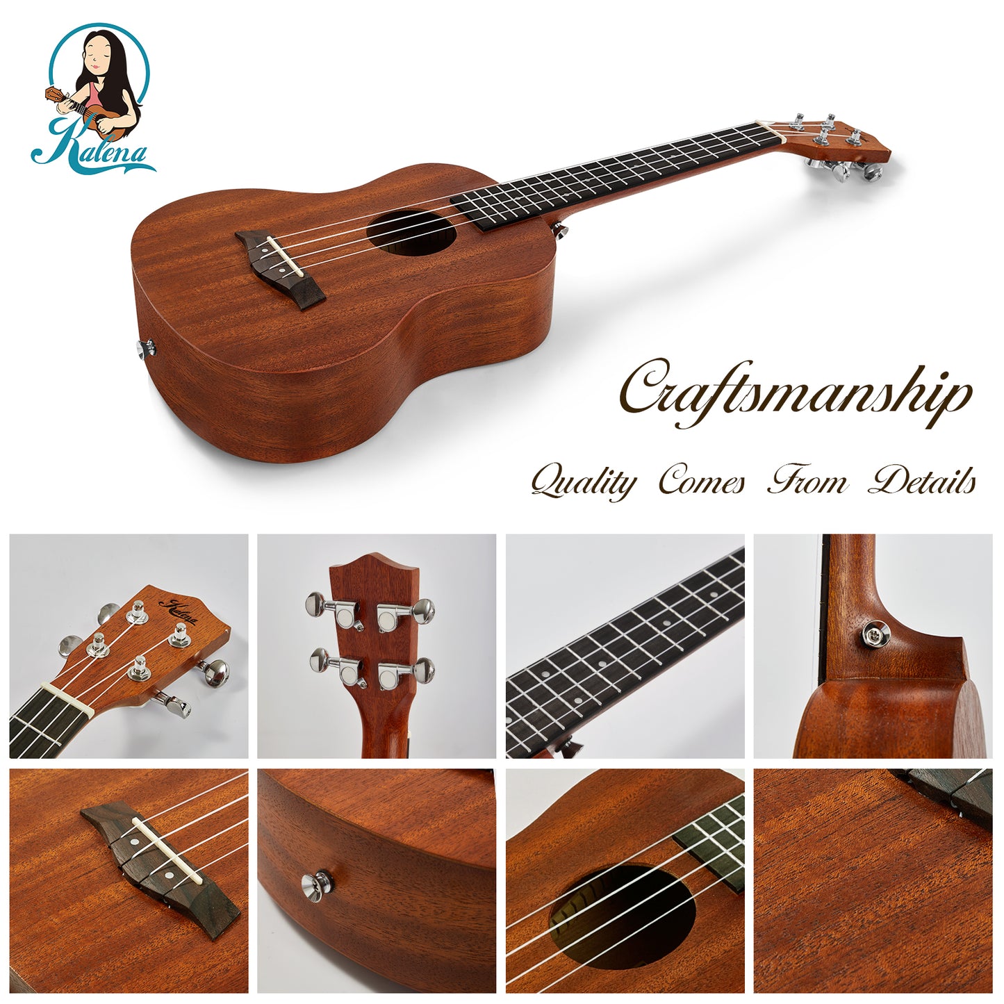 Kalena LM series Tenor Ukulele Traditional Edition Mahogany