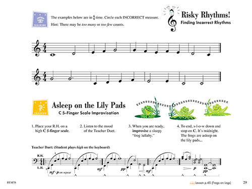 Primer Level – Theory Book – 2nd Edition Piano Adventures®