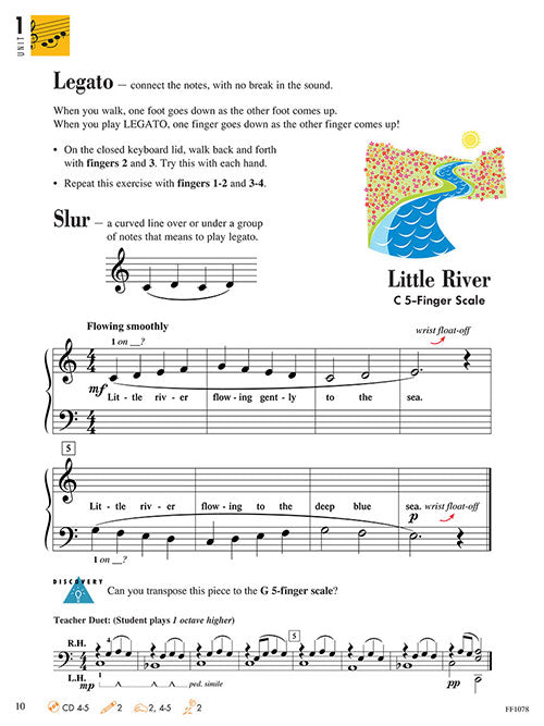 Level 1 – Lesson Book – 2nd Edition Piano Adventures®