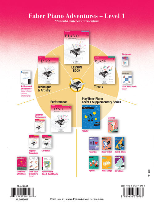 Level 1 – Lesson Book – 2nd Edition Piano Adventures®