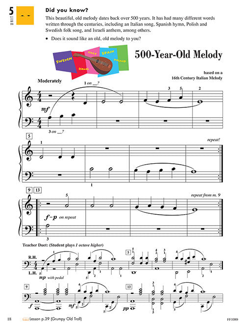 Level 1 – Performance Book – 2nd Edition Piano Adventures®