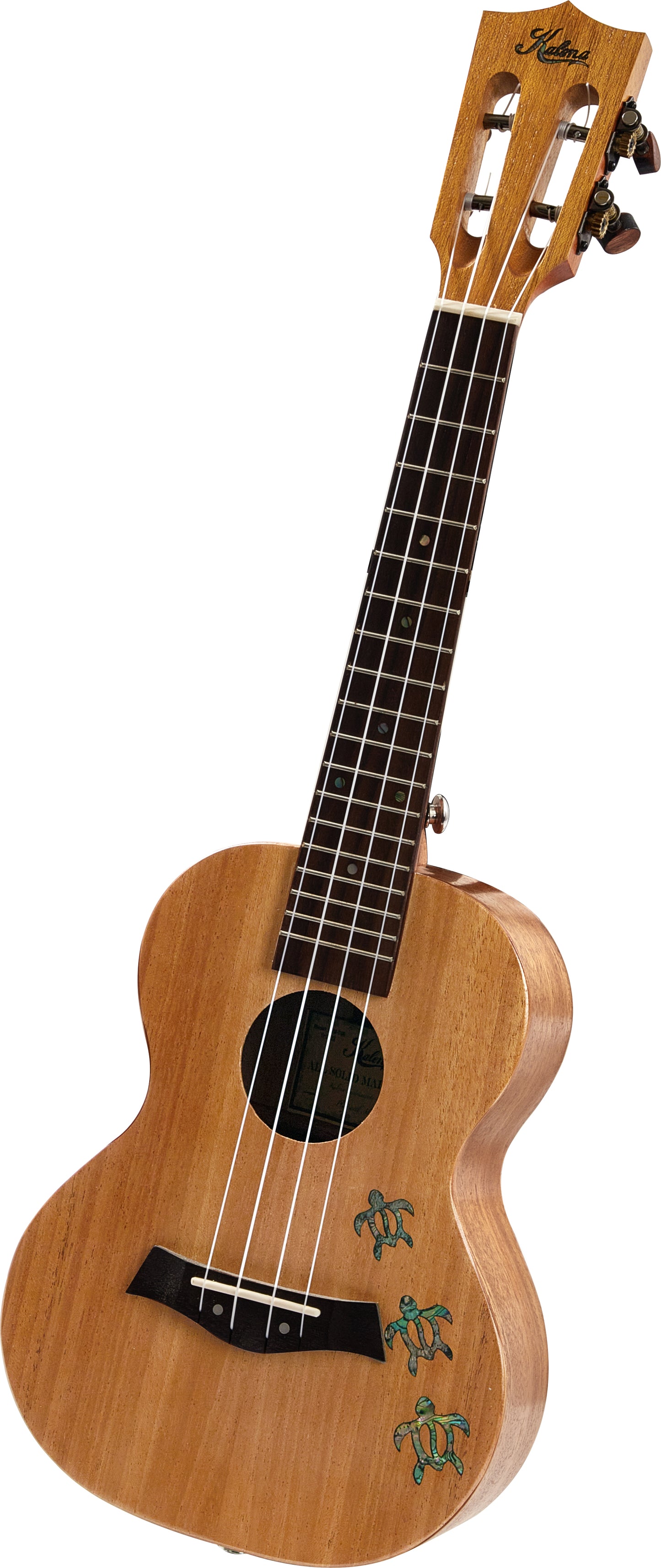 Kalena All Solid Mahogany Concert Ukulele with Inlay Turtle