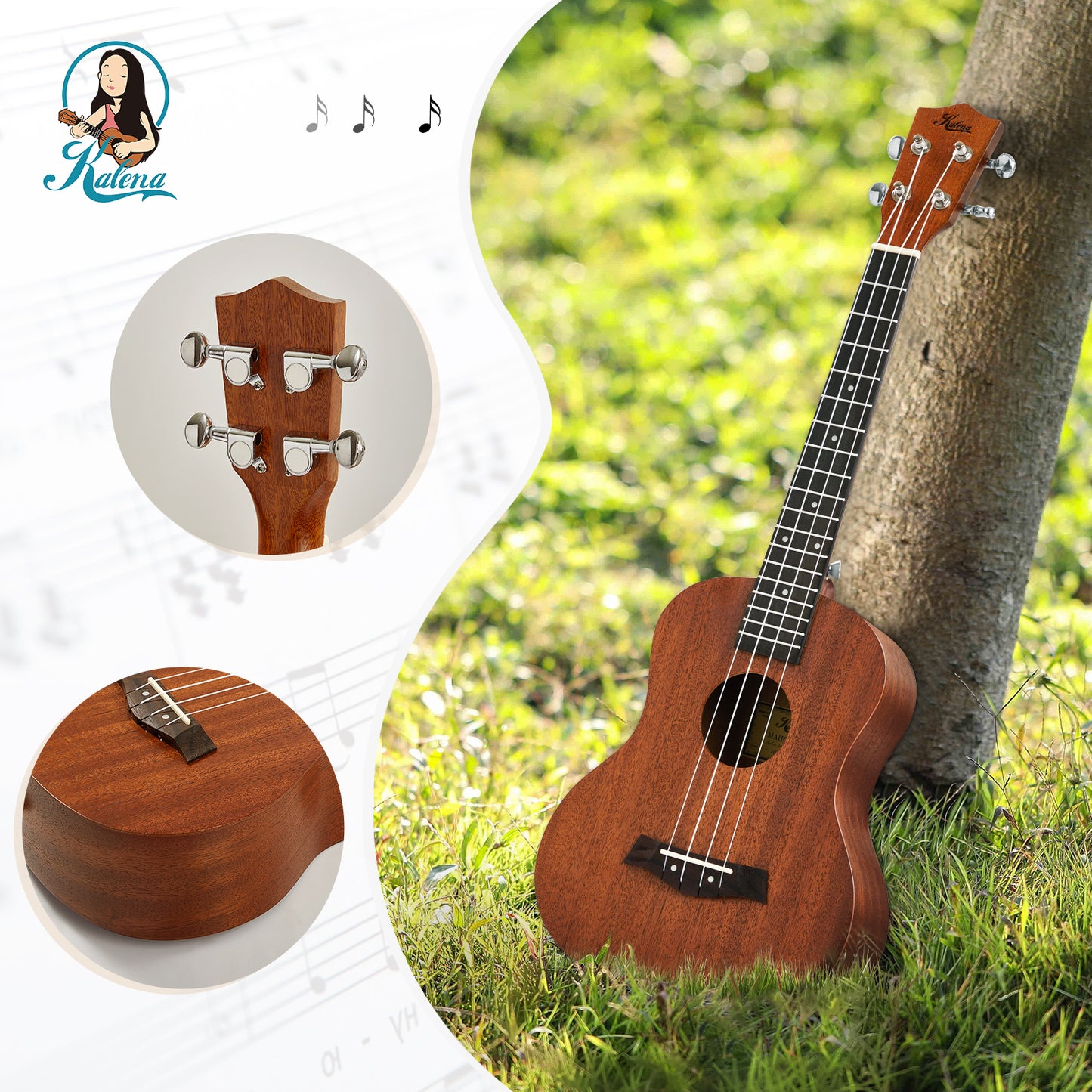 Kalena LM series Tenor Ukulele Traditional Edition Mahogany