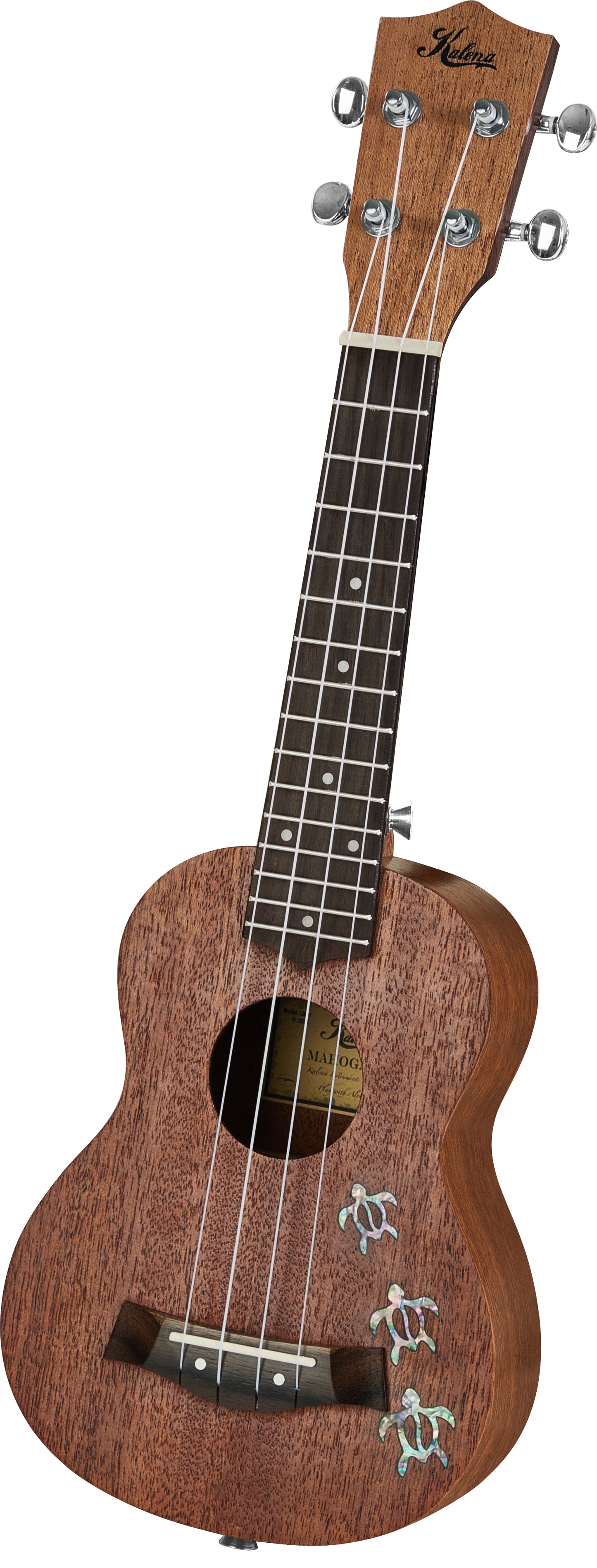 Kalena LM series Soprano Mahogany Ukulele Turtle inlay Traditional Complete Set