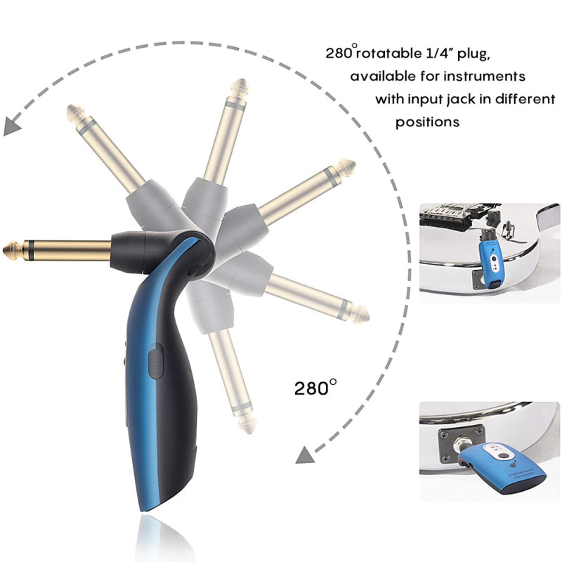 A9 2.9ghz Rechargeable wireless Guitar system - Kalena