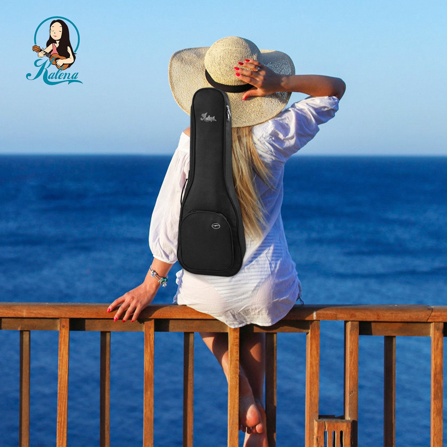 Kalena Low G All Solid Mahogany Classical head Tenor Ukulele