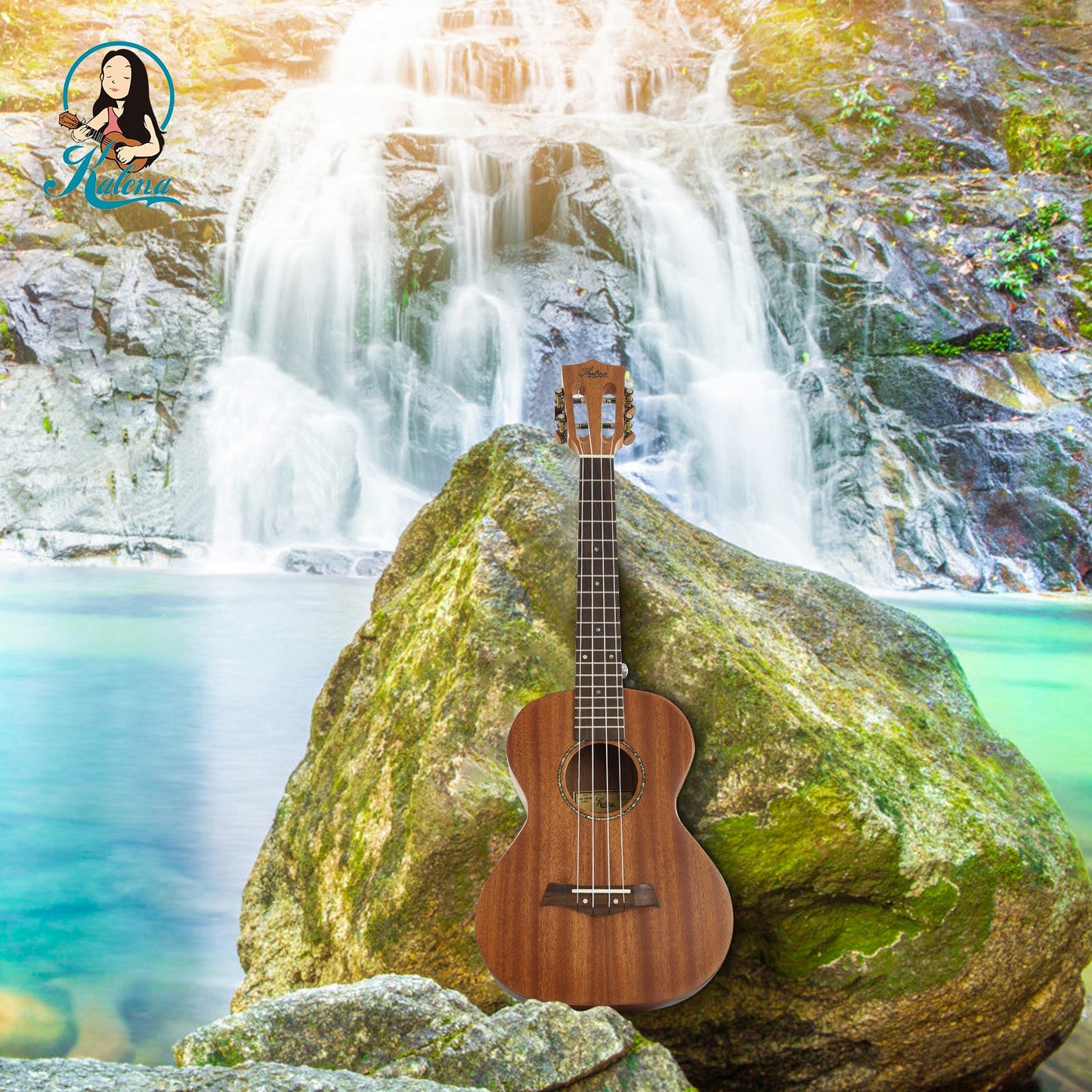 Kalena All Solid Mahogany Classical head Concert Ukulele