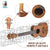 Kalena All Solid Sapele Tenor Ukulele with extra wide fretboard