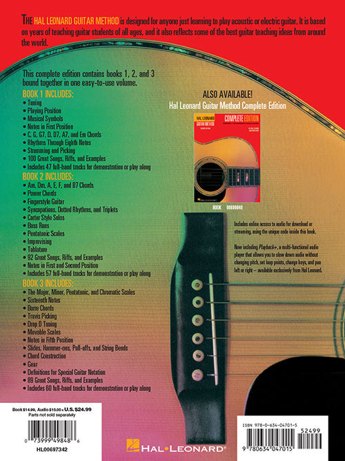Hal Leonard Guitar Method, Second Edition – Complete Edition Books 1, 2 and 3 Together in One Easy-to-Use Volume!