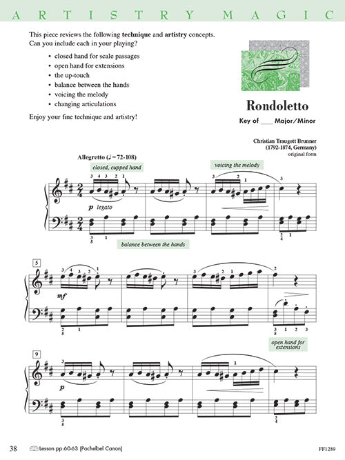 Level 3B – Technique & Artistry Book – 2nd Edition Piano Adventures®