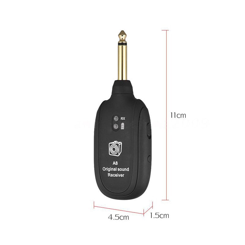 UHF A8 wireless guitar system Transmitter and receiver