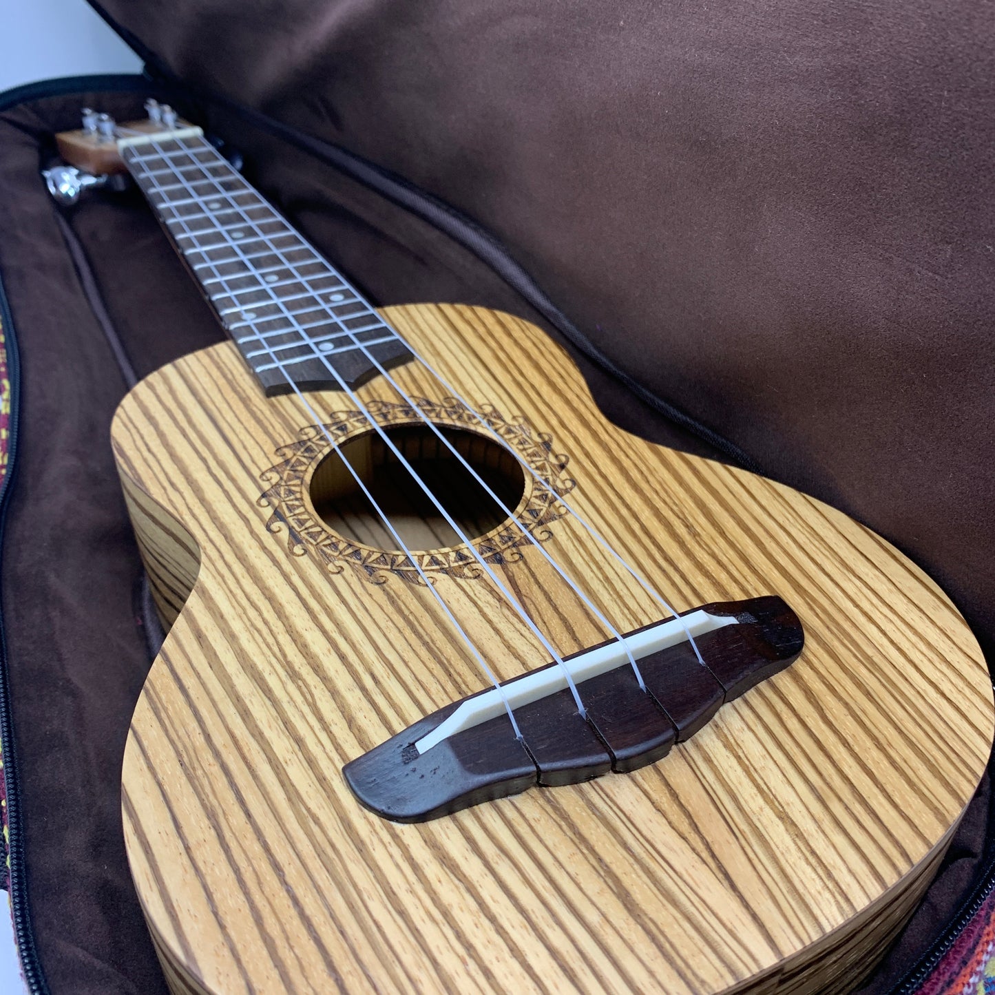 Kalena Jacquard Weave Concert Ukulele Gig Bag
