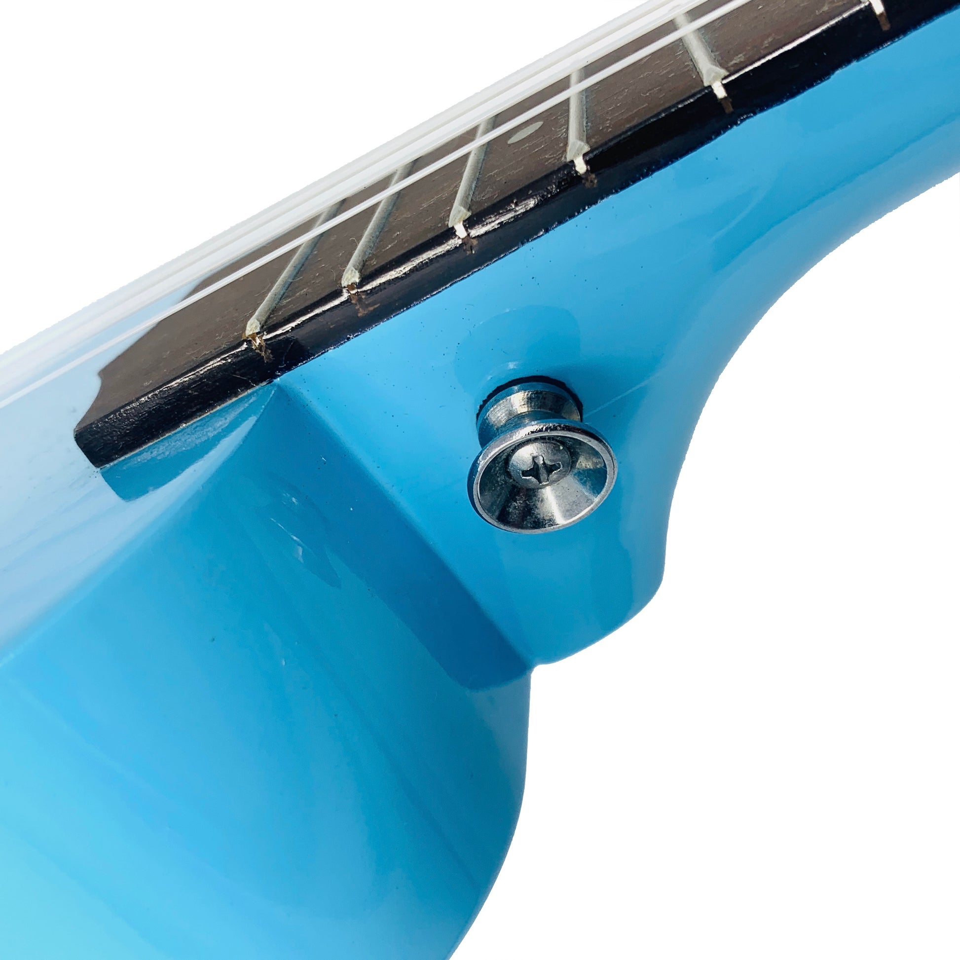 Kalena Keiki Basswood Top Soprano Ukulele Starter Set Plumeria Edition - Kalena Instruments / Blue Gloss