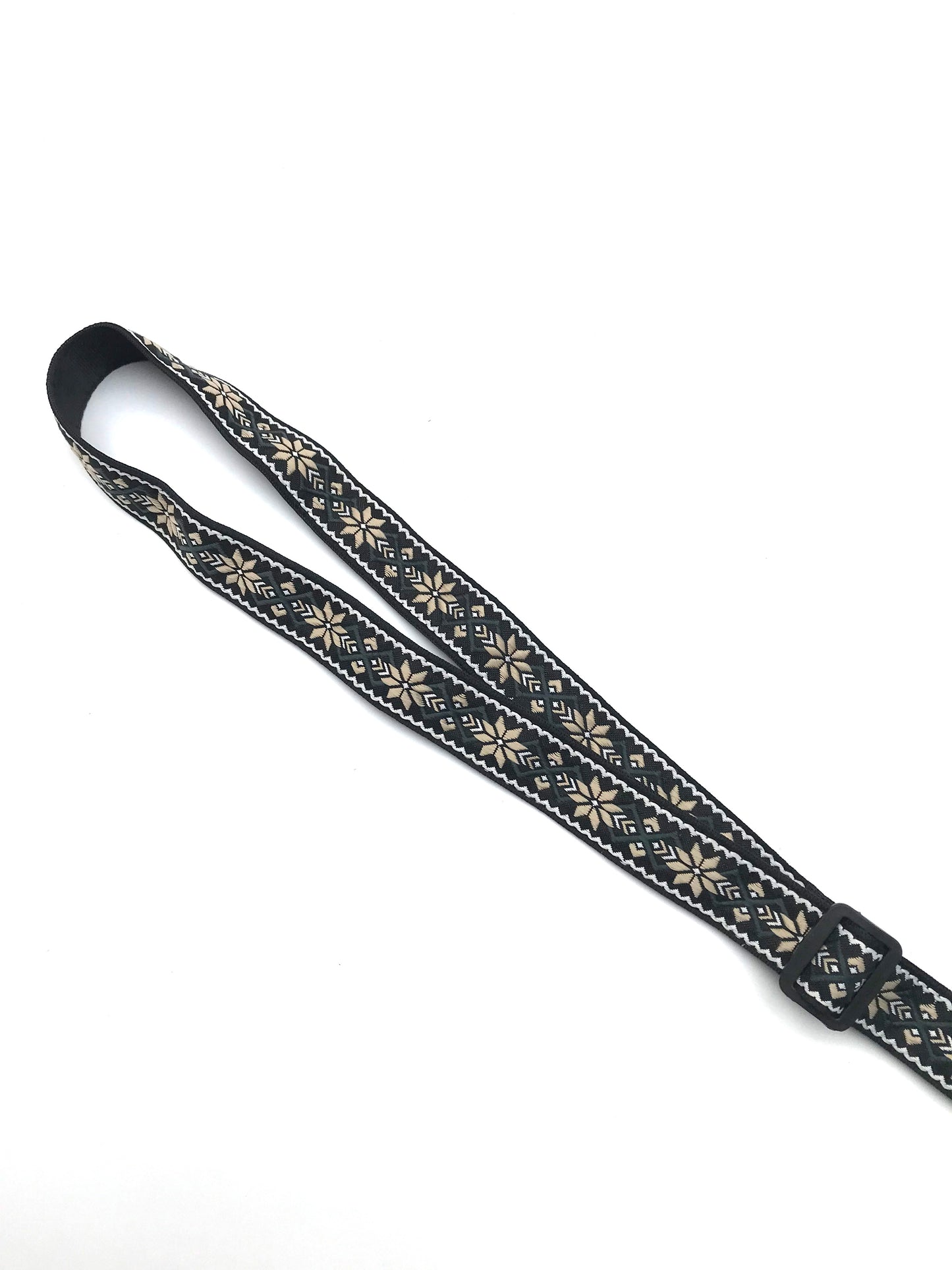 Kalena Ukulele Hook Strap Multi-leaf flower (jacquard+nylon) - Kalena Instruments