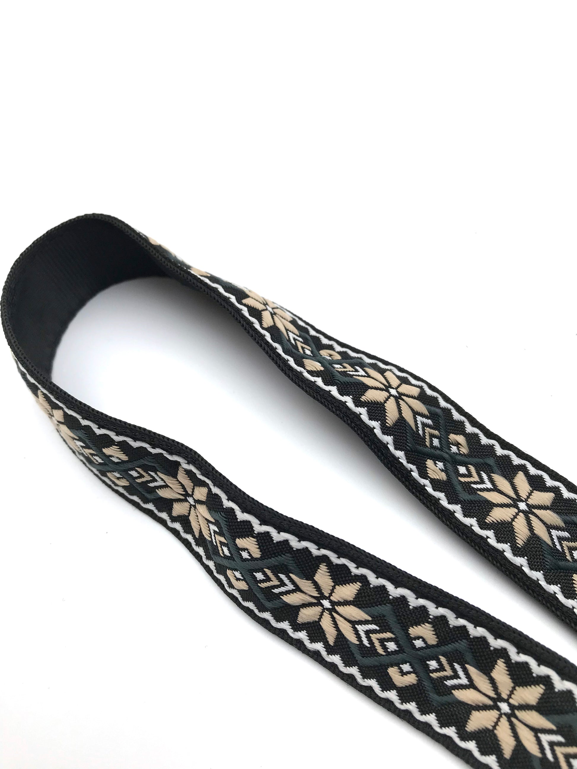 Kalena Ukulele Hook Strap Multi-leaf flower (jacquard+nylon) - Kalena Instruments